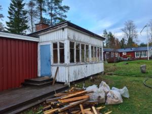 Före: renovering och fönsterbyte Norrmjöle